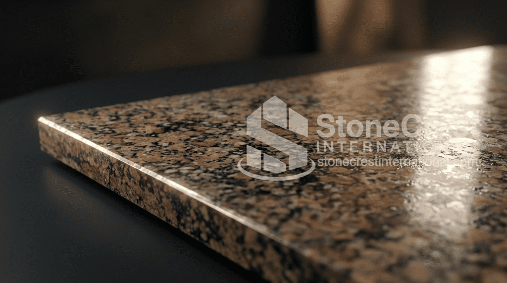 Tan Brown Granite Polished Slabs